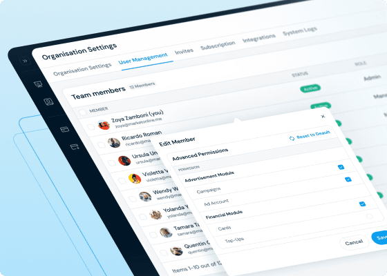 Tenant-based structure & role management